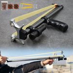 Powerful Sling-shot Catapult Alloy Handle Sling Shot Game Hunting High Velocity