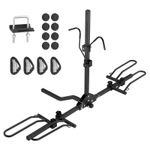 2-Bike Rack Hitch Mount Folding Carrier Car Truck SUV 1.25"/2"Receiver