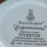 Royal Doulton Expressions Tiverton Cup & Saucer English China 1991 Safe Use