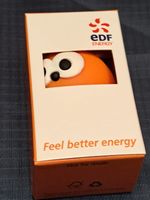 EDF Energy Zingy Keyring Collectible Key Ring Boxed