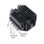 Voltage Regulator 12V 129150-77710 for Yanmar 3TNA72 3TN75 2TNE68 3TNE74 3TNE68