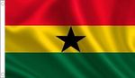 GHANA FLAG 5' x 3' World Cup Ghanaian Flags Africa African
