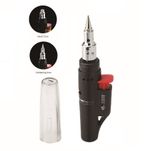 2 in 1 Cordless Refillable Gas Blow Torch Soldering Tool Hot Air Gun Heat Shrink