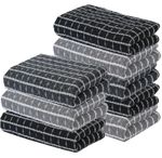 Multi-Buy 100% Egyptian Cotton Terry Tea Towels Kitchen Dish Clean Hanging Loop