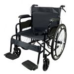 Lightweight Folding Wheelchair Self Propelled Transit Attendant Brake New UK