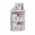 Multi-Tier Corner Desk Shelf complimentarystanding Desktop Accessory Sturdy