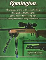 Remington 6" to 9" Bipod - Anodized Black 71855
