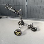 POWAKADDY MICRA GOLF PUSH TROLLEY 3 WHEEL GOLF TROLLEY COMPACT FOLDING  2025