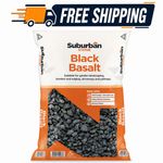 Black Basalt Decorative Aggregate Stones Garden Gravel Midi Bag Pack 1-10