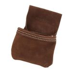 Neilsen Double Pocket Leather Tool Belt Nail Screw Pouch Loops Accessory 