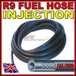 8mm Rubber Fuel Injection Hose Petrol Pipe SAEJ30R9 (7.6mm 5/16 I.D) Unleaded UK