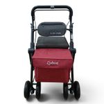 Lightweight Folding Shopping Trolley With Seat