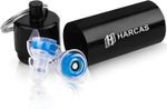 Harcas Ear Plugs Silicone Noise Filter for Music, Drummers, Concerts, DJ’s