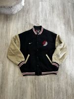 Nike x Portland Trail Blazers Wool & Leather Varsity Jacket - XL