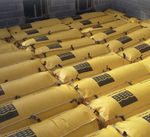 Air deck fall arrest bags