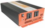 Soft Start Modified Sine Wave Twin Power Inverter 12Vdc - 2500W Built in USB 