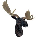 Brown Moose Wall Decor 23" Sculpture