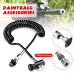 3000psi Paintball HPA Systems Remote Line Coil CO2 Hose Quick Disconnect Adapter