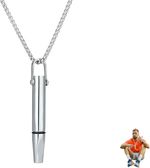 Mindful Breathing Necklace, Portable Deep Anxiety Necklace with Resistance Filte