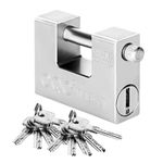 94mm Heavy Duty Padlock High Security Shipping Container Chain Pad Lock &10 Keys