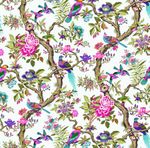 Dolls House Wallpaper 1/12th 1/24th scale Birds Quality Paper #04