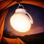 Rechargeable LED Camping Lantern Tent Light Hanging Hook USB IP65 Outdoor