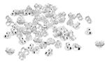 5 Pairs 925 Solid Sterling Silver Butterfly Earring Backs/Scrolls 