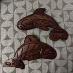 First Nation Whale Carving Pacific North West Coast Native Indigenous Art Canada