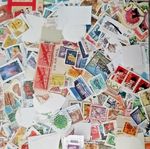 100 assorted world foreign stamps on paper old modern assorted job lot kiloware