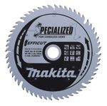 Makita 165mm 56 Tooth 20mm Bore Plunge Saw Blade Efficut B-57336