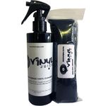 PROFESSIONAL VINYL LP RECORD CLEANING KIT - 250ML & MICROFIBER CLOTH 