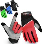 Cycling Gloves Full Finger Gel Palm Touchscreen MTB Bicycle Riding Mountain Bike