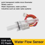 G3/8 Inch PC Hall Water Flow Sensor,for Monitor Water Flow The Machine/Heater