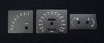 Lockwood Replacement Black Dials Fits: Ford Escort Mk4