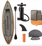 M. Y One man Inflatable Kayak set 300cm x 93cm x 37cm includes extras