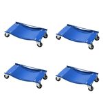 4× Car Wheel Dollies Car Skates Dolly Van Positioning Garage Jack for Moving Car