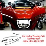 LED Windshield Center Fairing Vent Light For Street Glide Ultra FLHXU 2025 FLHX