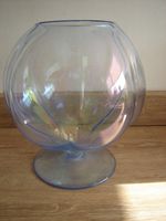 Large Vintage Iridescent Glass Bowl  Possibly  John Walsh  1920s