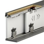 Wardrobe Sliding Door Track System Kit - Premium Quality