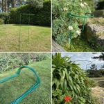 Plant Support Metal Hoops Stakes Supports Garden Herbaceous Frame Grow Through