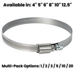 Jubilee Ducting Clip Hose Clamp 4" 5" 6" 8" 10" 12.5" (102–317mm) Fan Fixing