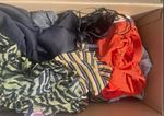 Mixed Clothing Job Lot in Box - Assorted Garments, Colours/Patterns