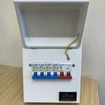 Live Electrical 100A 4 Usable Way Metal Clad Consumer Unit + 4 MCB's