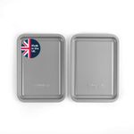 Salter Essentials 2-Piece Oven Tray Set – Non-Stick, UK Made, 5 Yr Guarantee