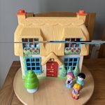 ELC Happyland Rose Cottage House Playset With Toy Figures/Accessories/Sounds 