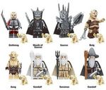 8pc Lord of the Rings / HDR / Lotr / Clamping Block Custom Minifigure MOC Gift