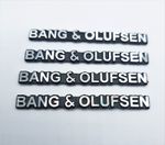4 x Compatible with Bang & Olufsen Aluminium Speaker Badge replacement