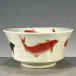 5.0-in Qing Dynasty Guangxu Fish Pattern Bowl, Chinese Jingdezhen Porcelain