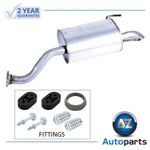For Honda - Jazz MK2 1.2 1.3 2002-2008 Rear Exhaust Back Box Silencer + Fittings