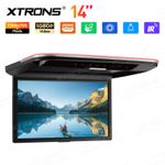in-Car 14" HD Car Roof Flip Down Monitor Overhead Mounted HDMI TV 1080P Player
